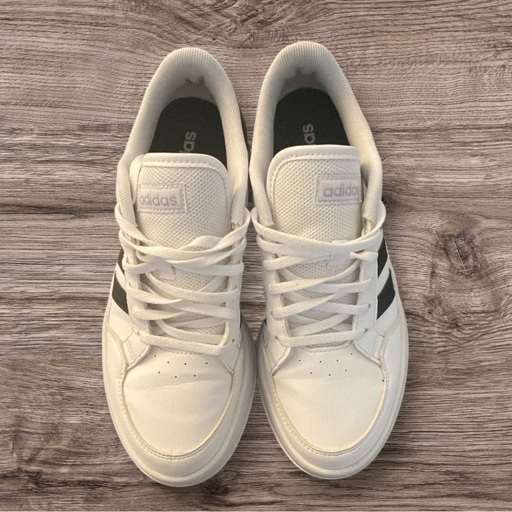 Adidas White and Black Sneakers